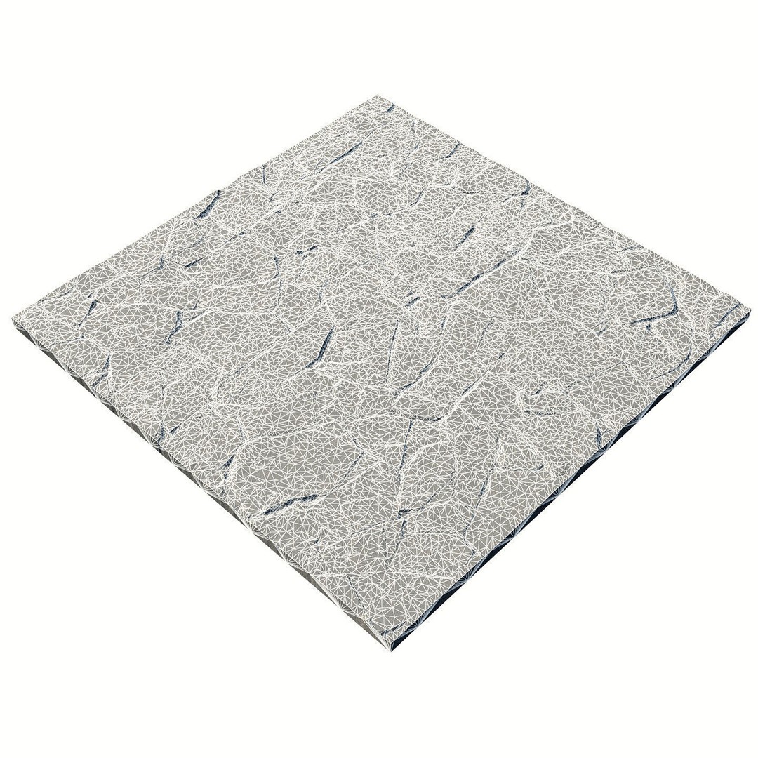 Cobblestone Masonry 3D Model – Photogrammetry Texture, PBR, FBX - View 9