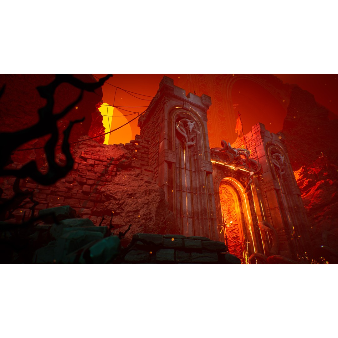Hell Gate Environment 3D Model – Low Poly Fantasy Kit for UE5 - View 13