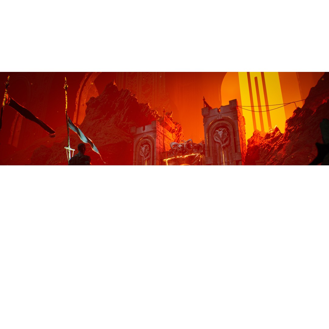 Hell Gate Environment 3D Model – Low Poly Fantasy Kit for UE5 - View 14