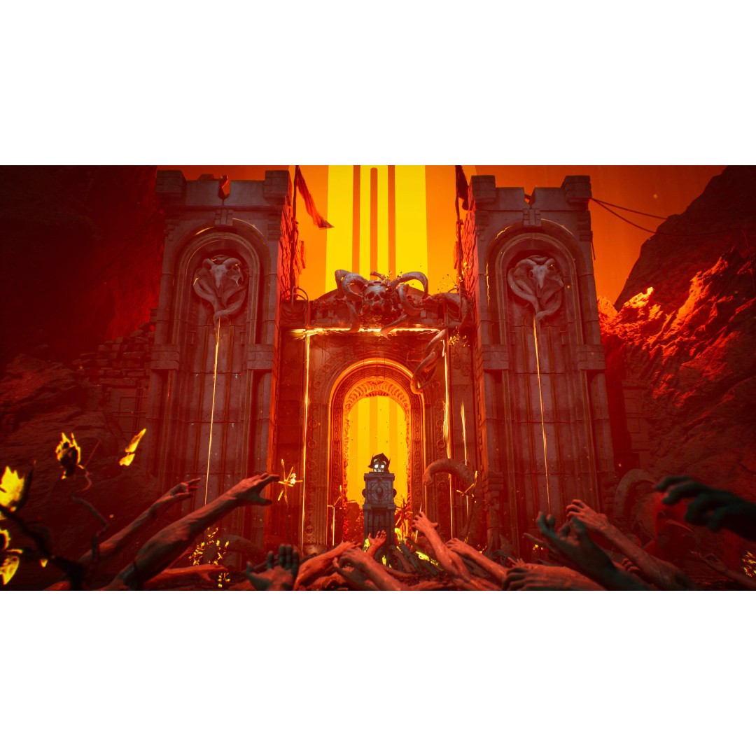 Hell Gate Environment 3D Model – Low Poly Fantasy Kit for UE5 - View 2