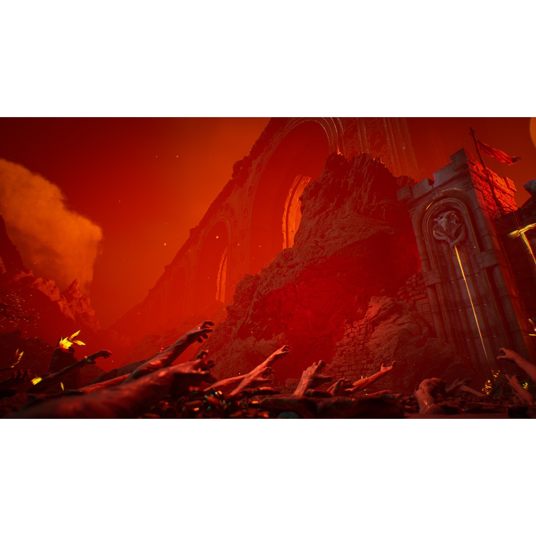 Hell Gate Environment 3D Model – Low Poly Fantasy Kit for UE5 - View 9