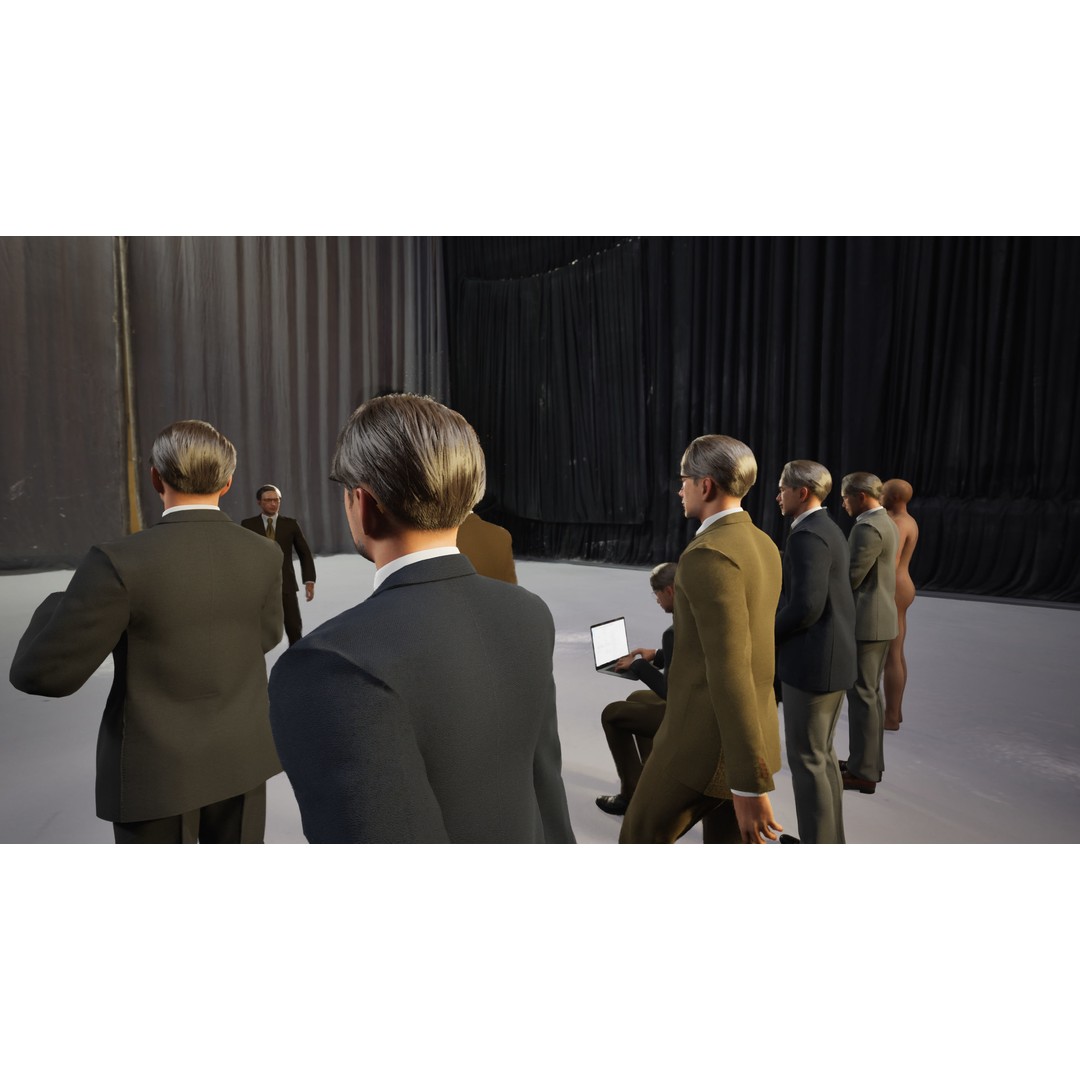Asian Business Man 3D Model – Low Poly Game Ready Character, FBX - View 12