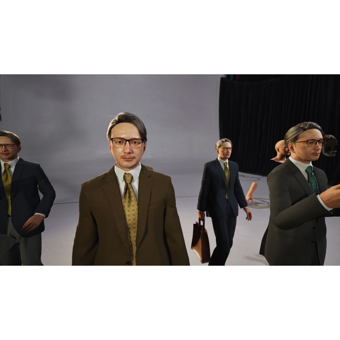 Asian Business Man 3D Model – Low Poly Game Ready Character, FBX - View 6
