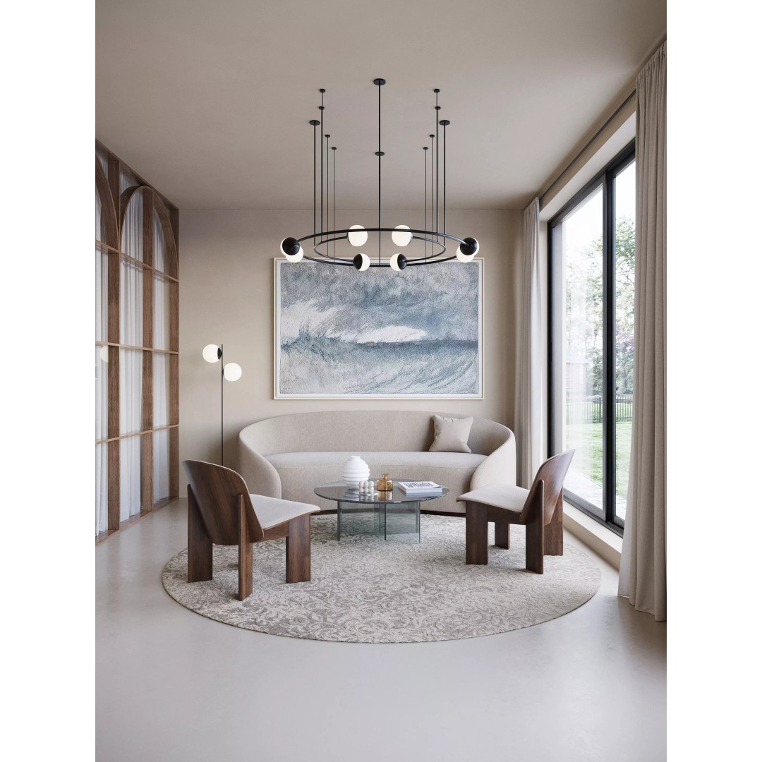 Sandstone Living Room 3D Model – Stylish Interior Scene, Cinema 4D - View 2