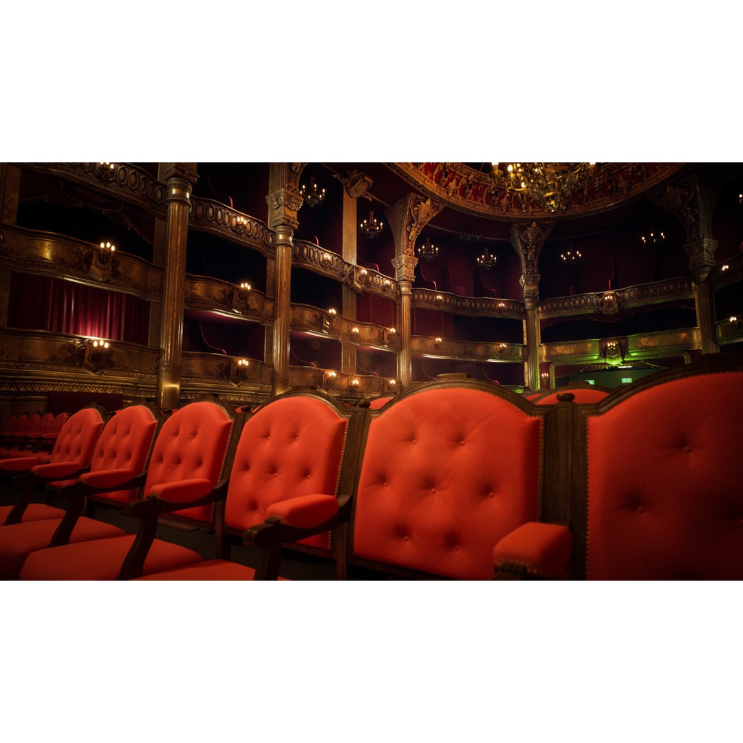 Opera House 3D Model – Realistic Low-Poly Environment Kit for UE5 - View 10