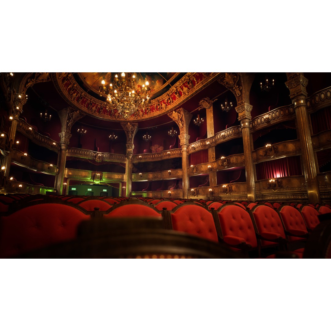 Opera House 3D Model – Realistic Low-Poly Environment Kit for UE5 - View 11