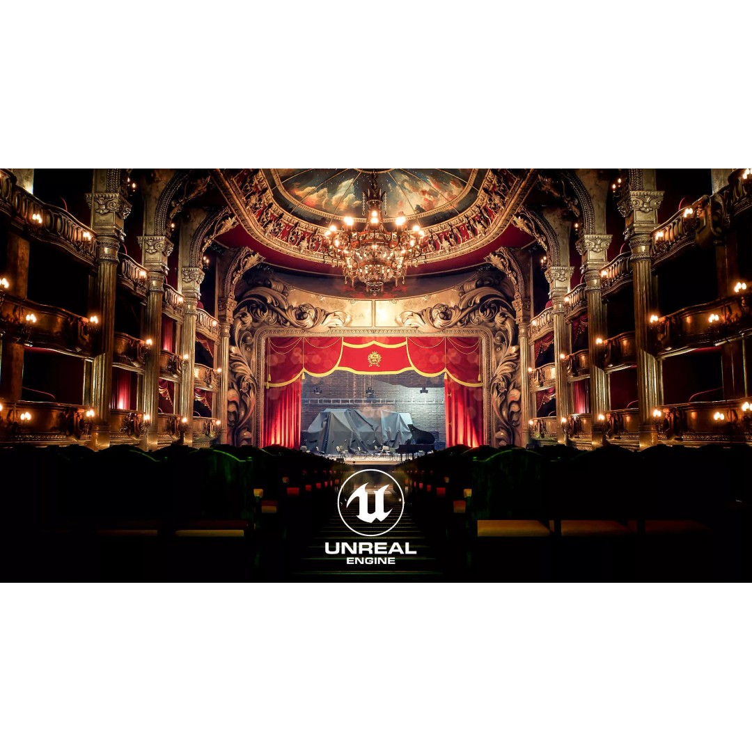 Opera House 3D Model – Realistic Low-Poly Environment Kit for UE5 - View 2