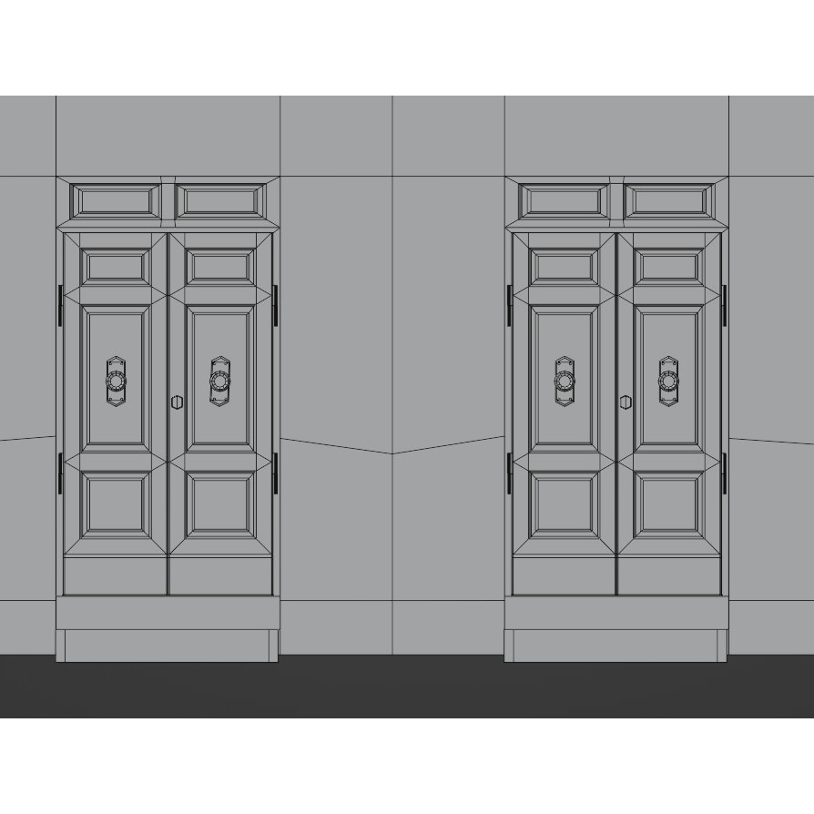 Orange House 3D Model – Low Poly Architectural Asset, FBX, OBJ