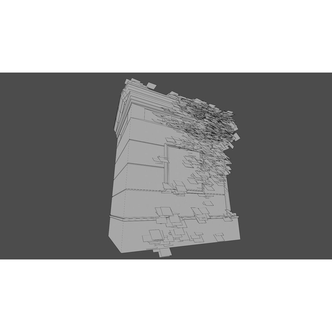 Cemetery Mausoleum 3D Model – Low Poly Game Asset, FBX & OBJ - View 24