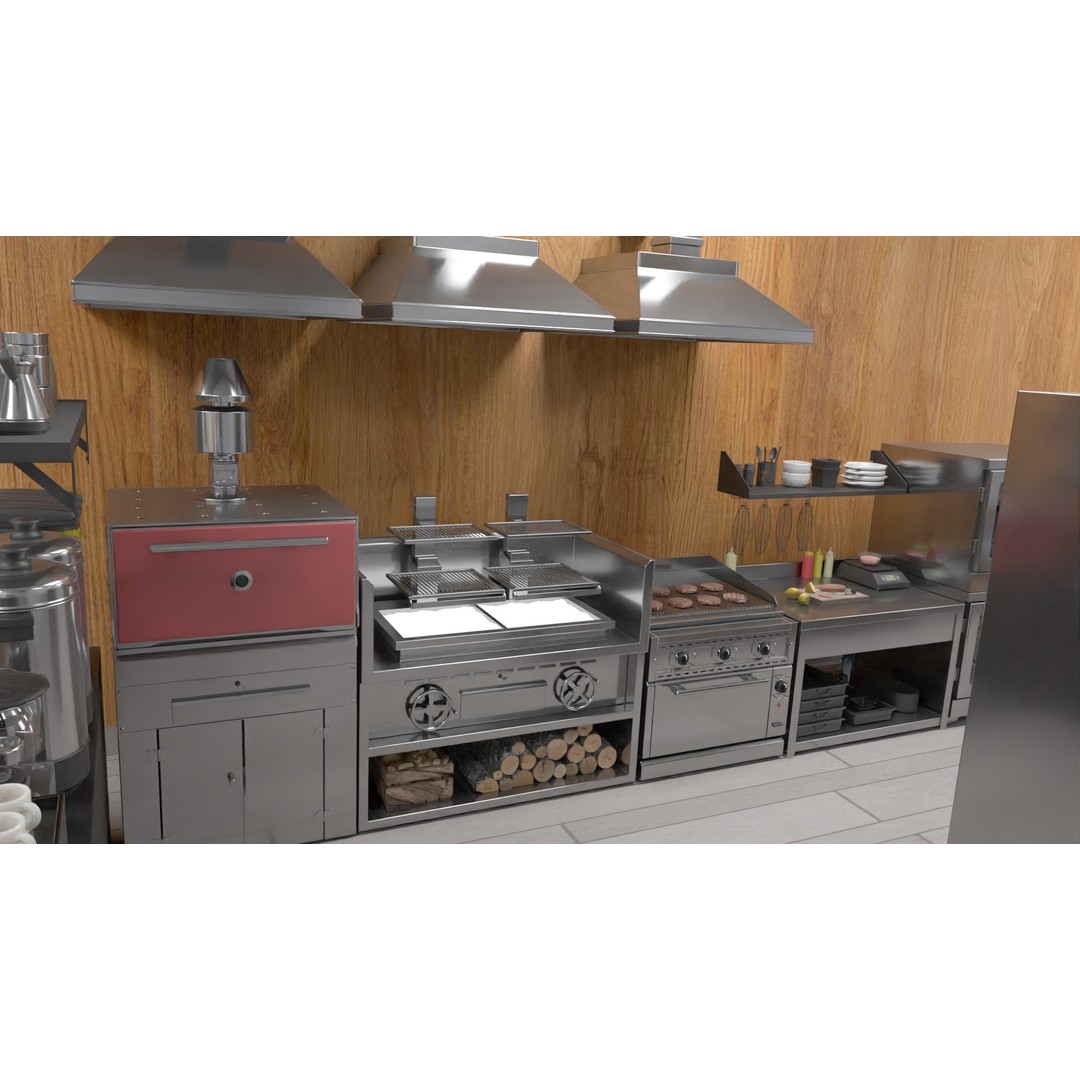 McDonald's Restaurant 3D Model – High-Quality Game Asset, FBX, OBJ - View 19