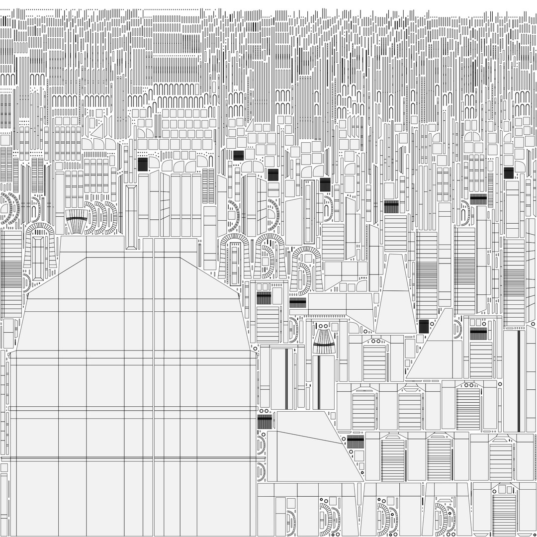 Cartoon City Facades 3D Model – Low Poly European Style, PBR Textures