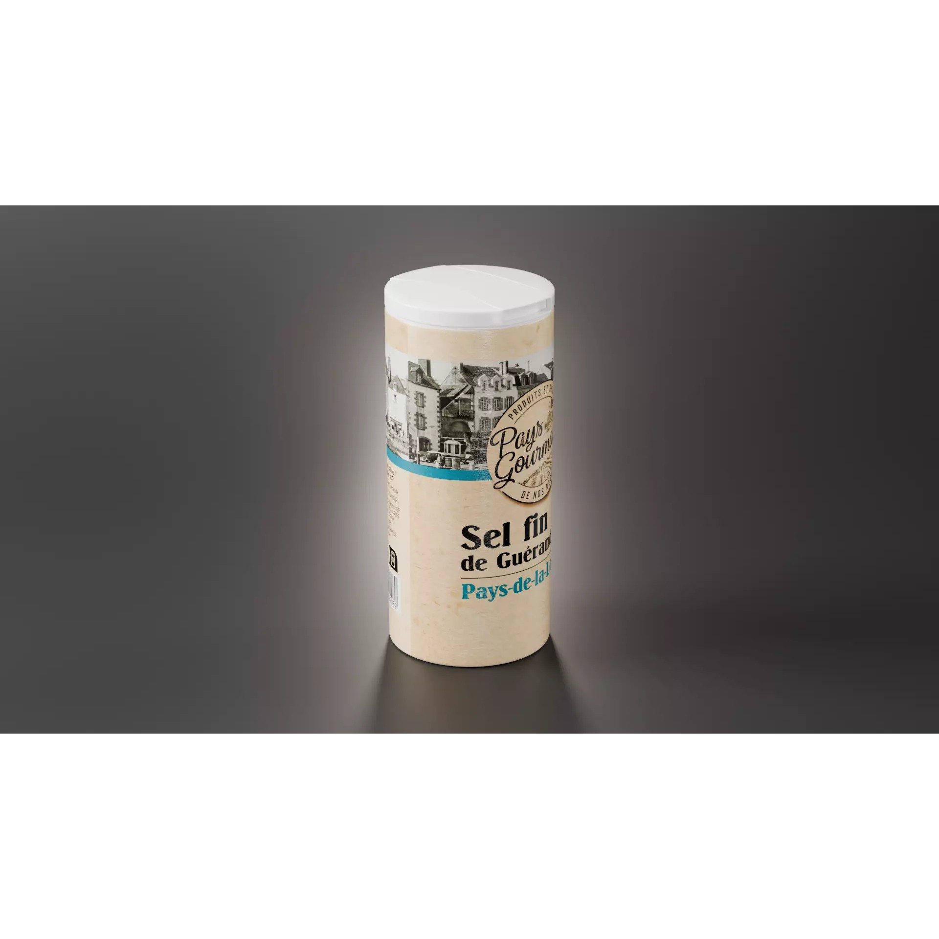 Sel de Guérande Salt Container - PBR Textured 3D Model - View 3