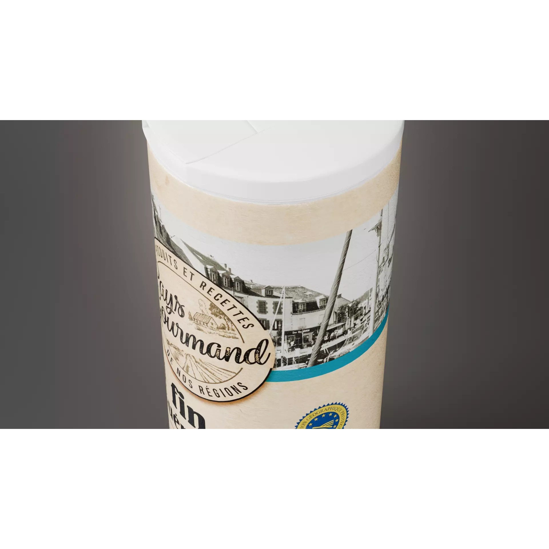 Sel de Guérande Salt Container - PBR Textured 3D Model - View 7