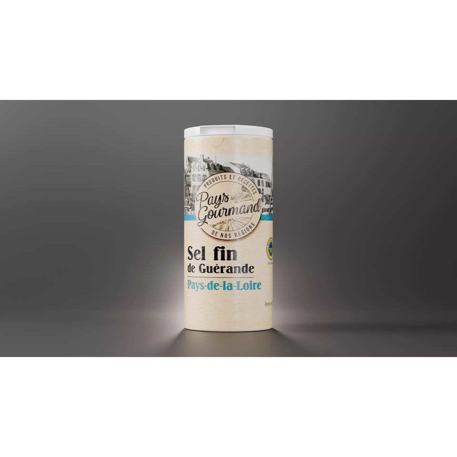 Sel de Guérande Salt Container - PBR Textured 3D Model - View 9