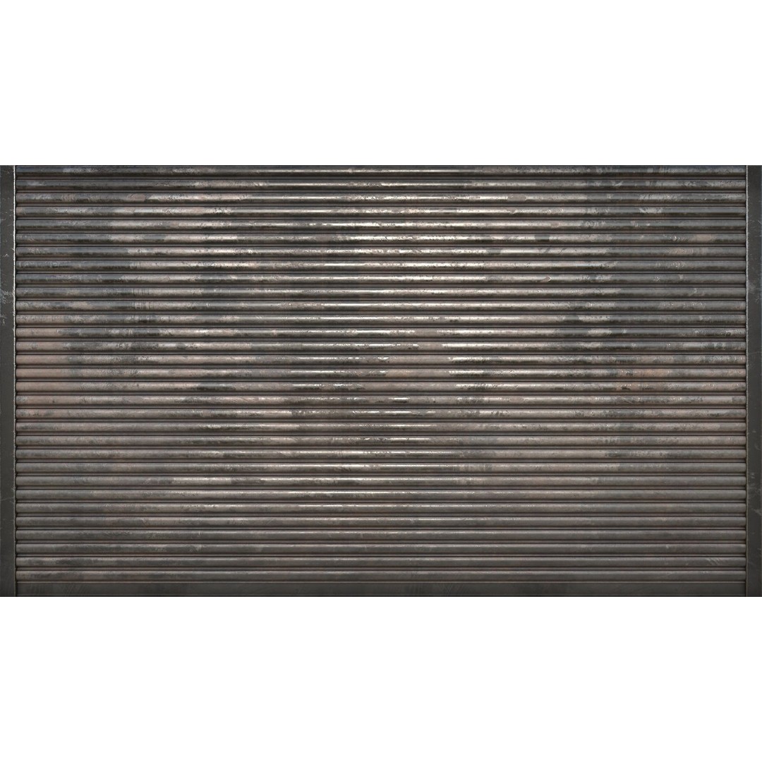 Roller Shutter 3D Model – Low Poly PBR Asset for Unreal Engine - View 4