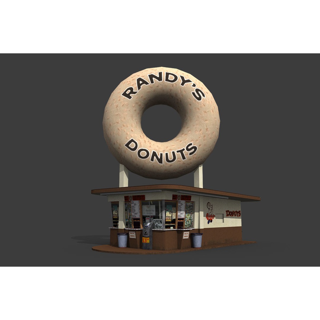 City Buildings 3D Model – Low Poly Industrial Pack for Games, FBX - View 21