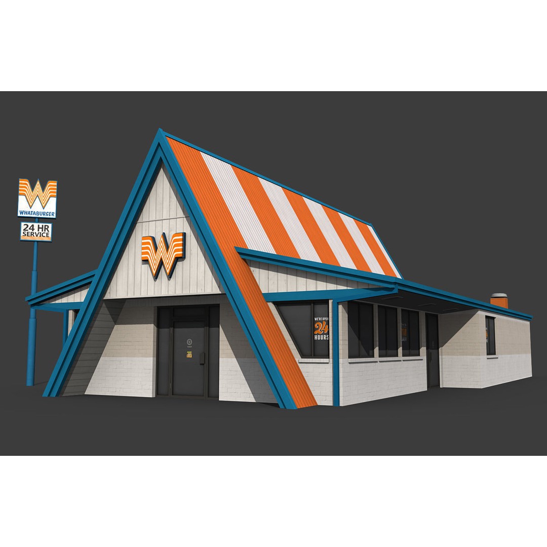 City Buildings 3D Model – Low Poly Industrial Pack for Games, FBX - View 6
