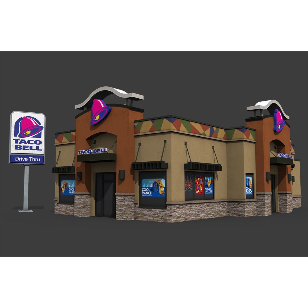 City Buildings 3D Model – Low Poly Industrial Pack for Games, FBX - View 8
