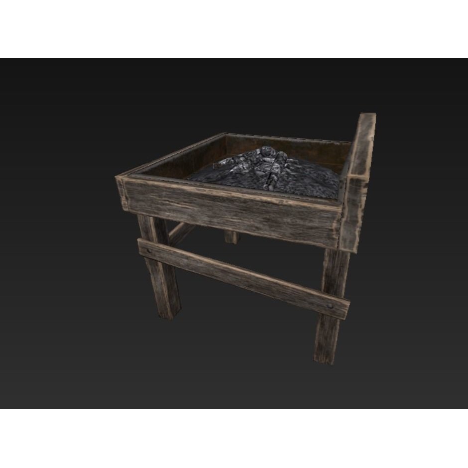 Roman Blacksmith 3D Model – Low Poly Game Asset, FBX, PBR Textures - View 29