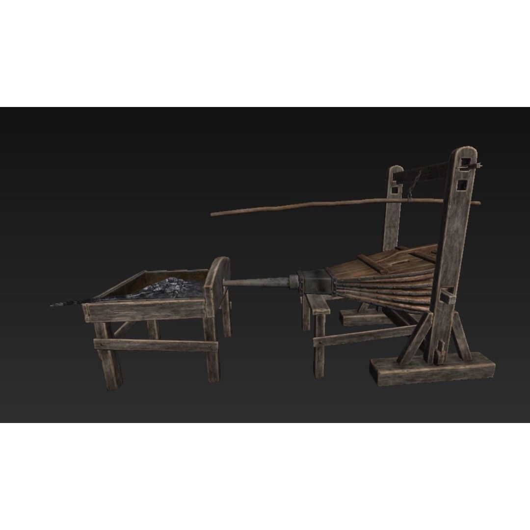 Roman Blacksmith 3D Model – Low Poly Game Asset, FBX, PBR Textures - View 3