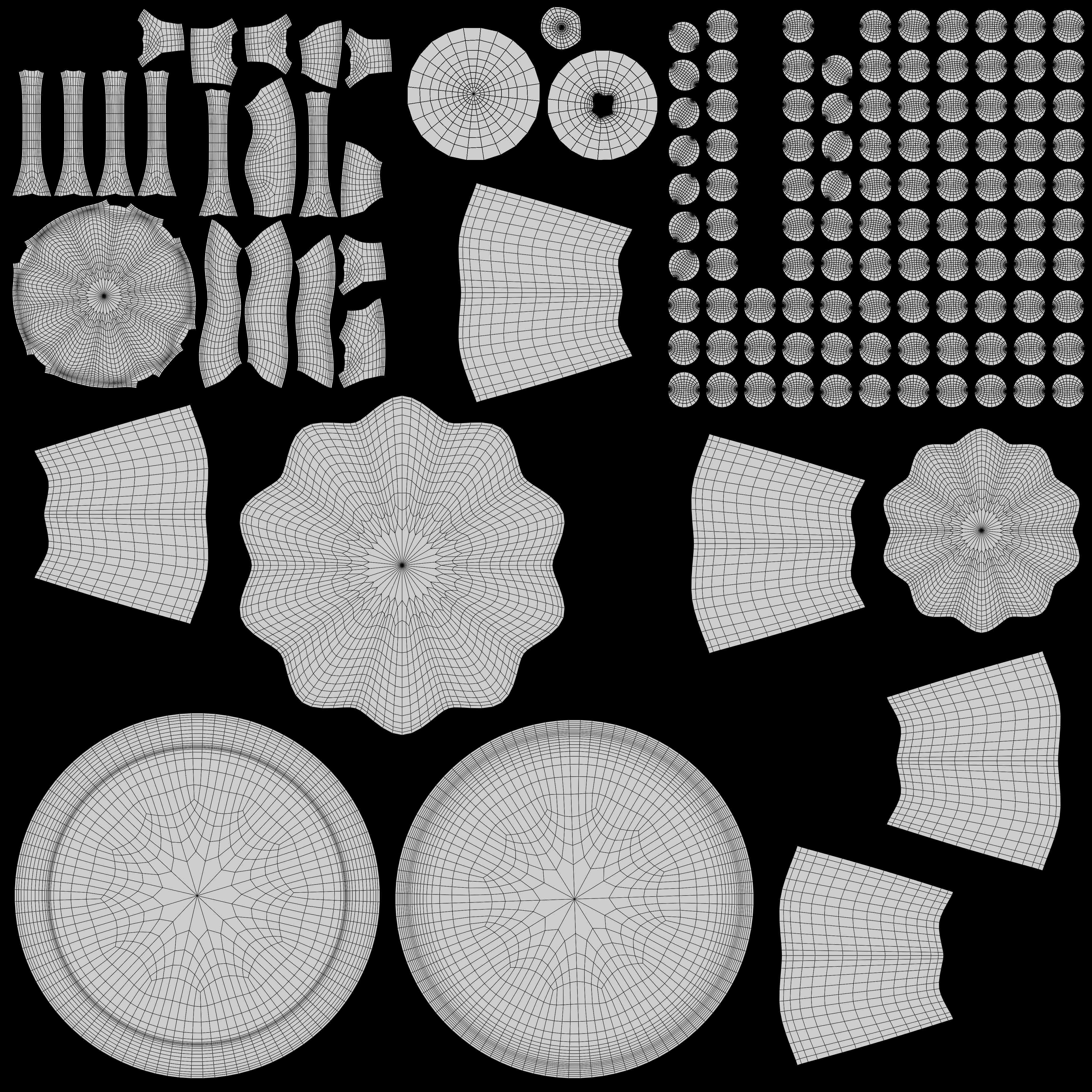 Panna Cotta with Berries - Game-Ready 3D Model