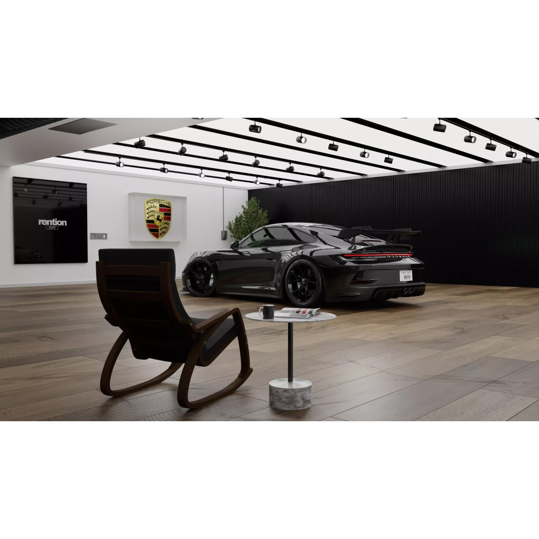 Automotive Lighting Studio 3D Model – Textured Blender Project, PBR - View 2