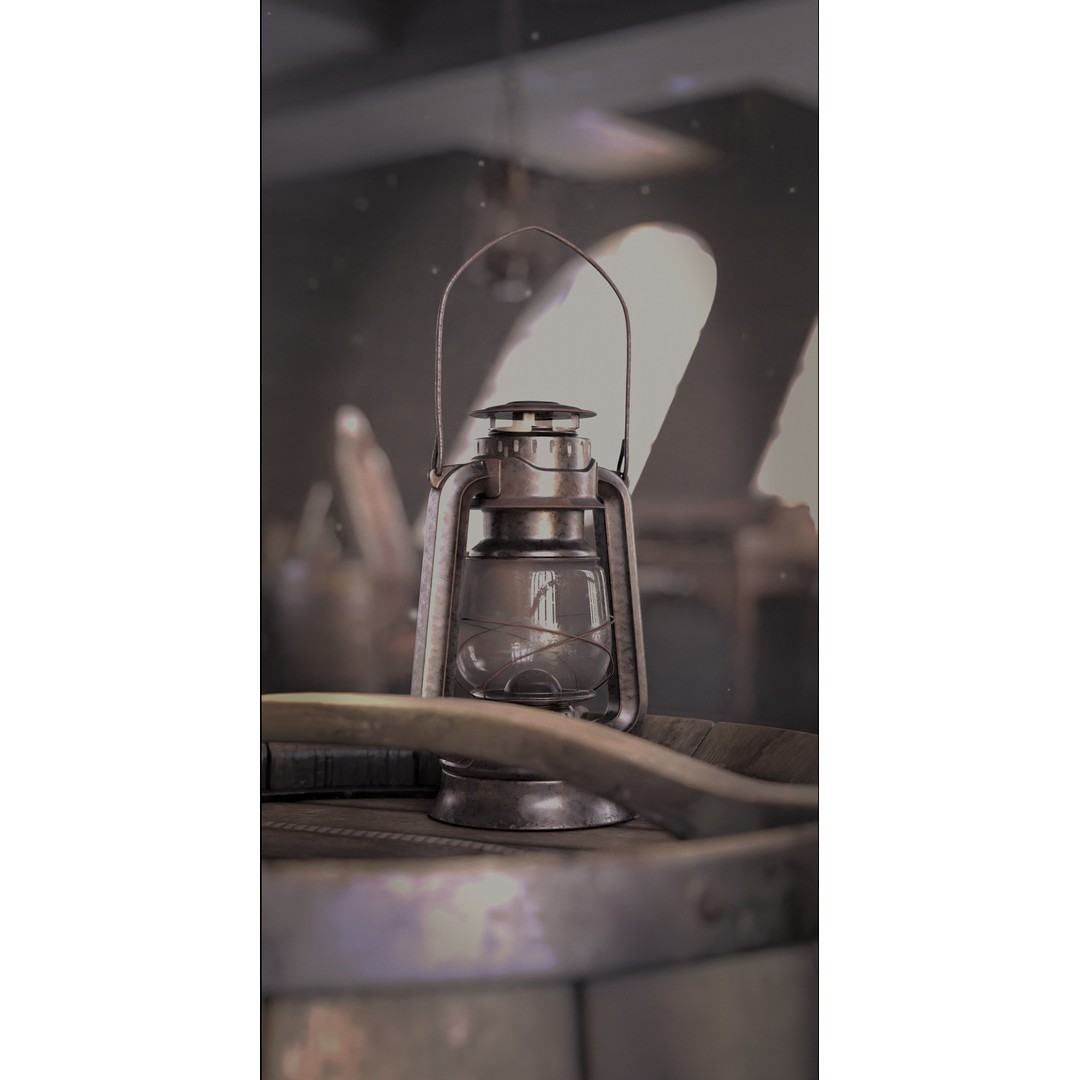 Pirate Cabin 3D Model – Atmospheric Environment with 10+ Assets, FBX - View 5
