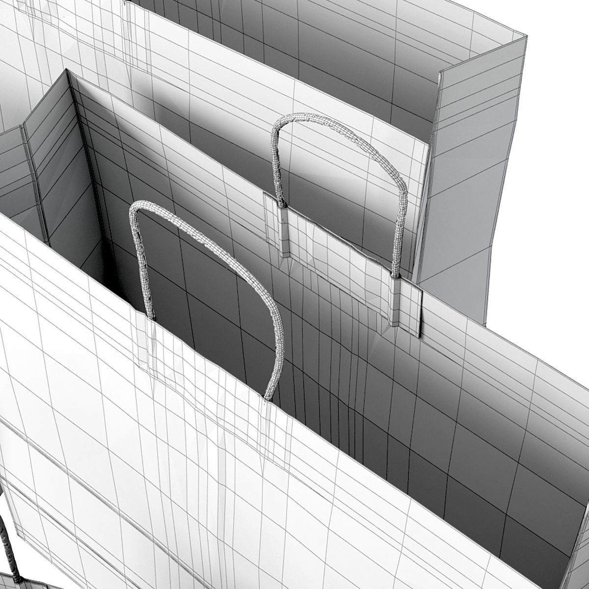 Paper Bag - Game-Ready 3D Model