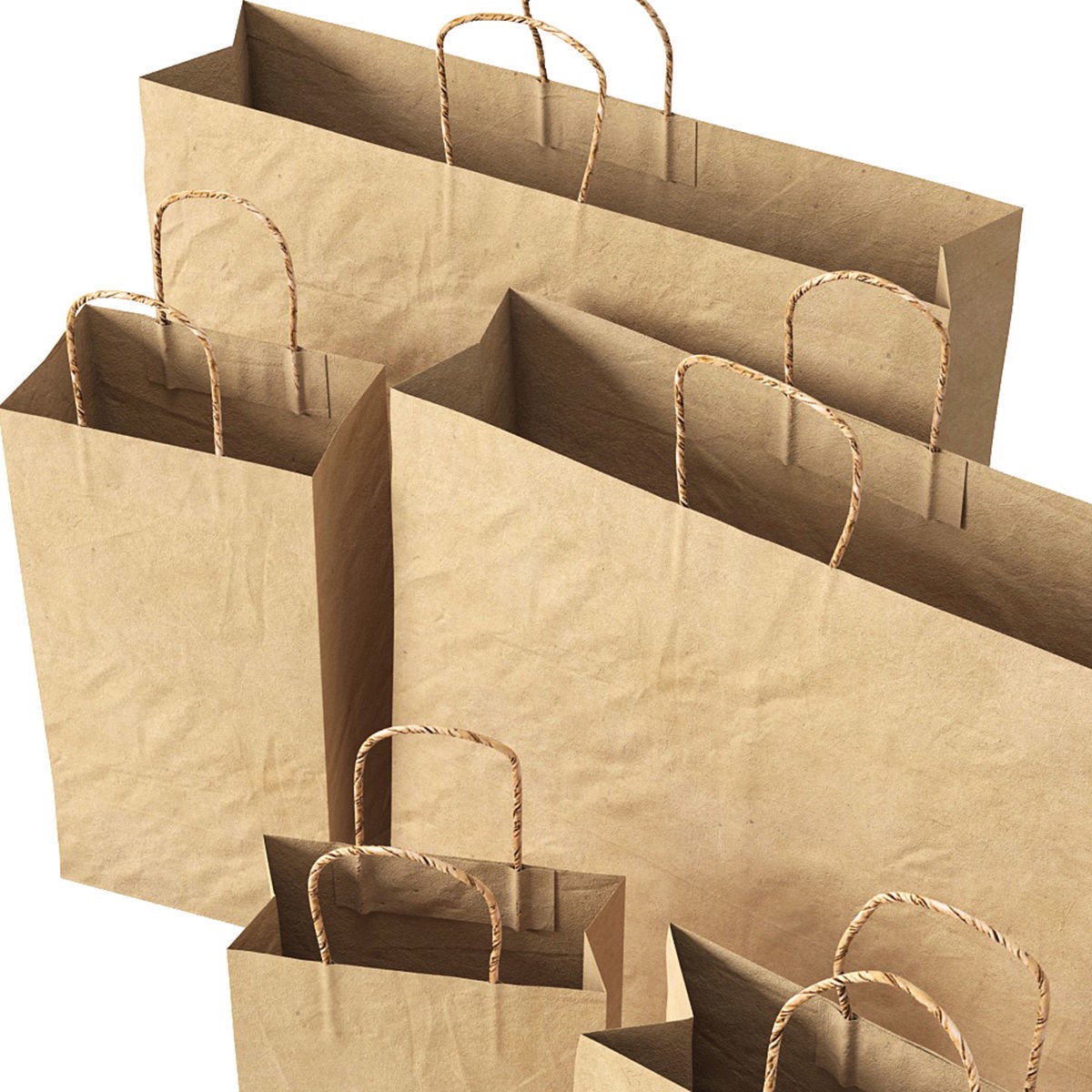Paper Bag - Game-Ready 3D Model - View 5