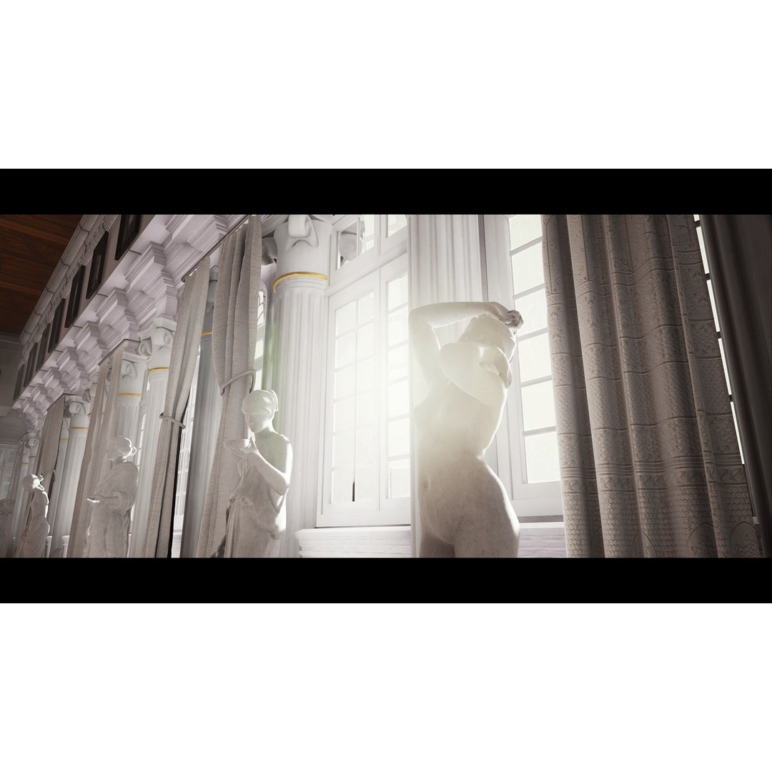 Palace Hall 3D Model – Low Poly Victorian Interior, Game Ready - View 13