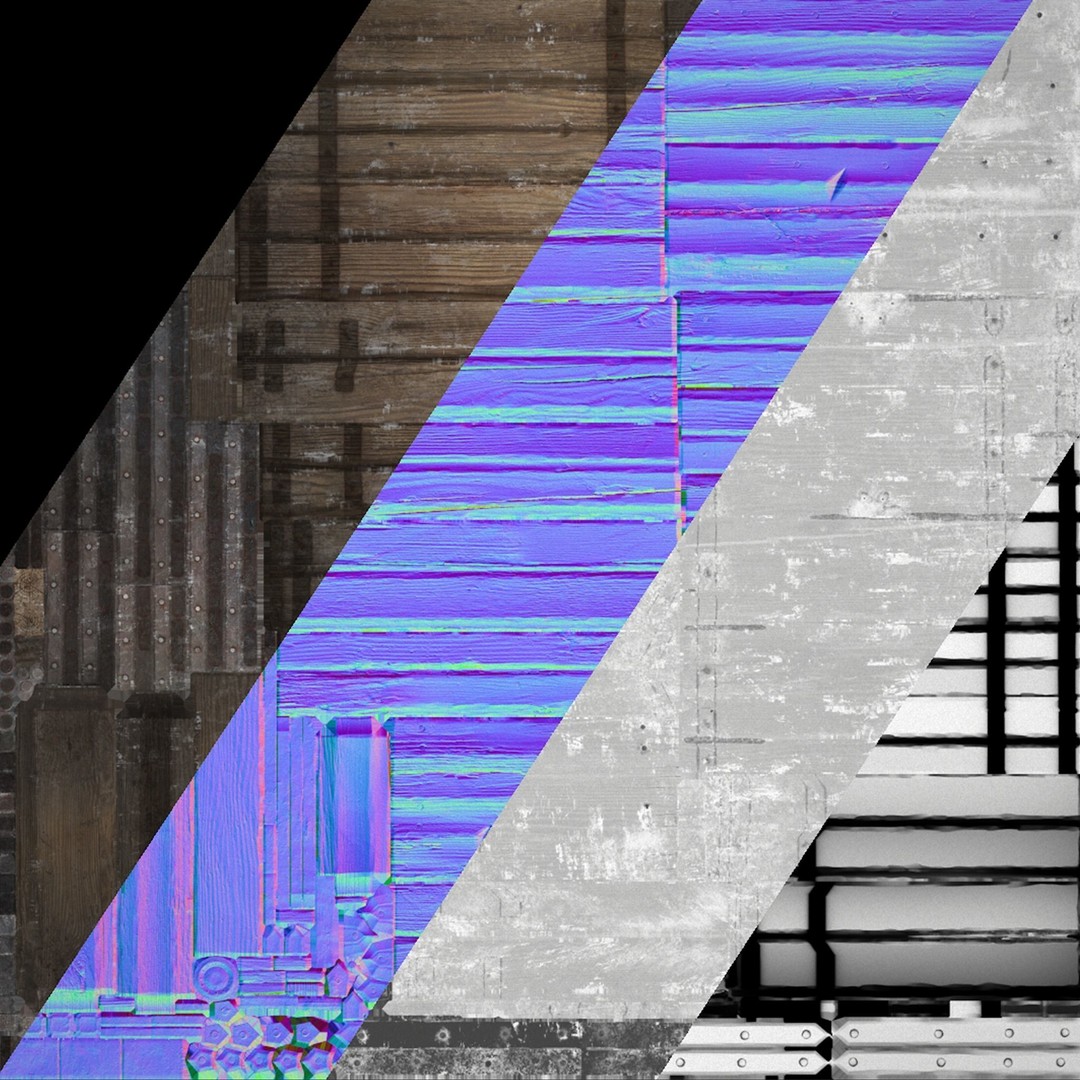 Medieval Doors and Walls 3D Model – Low Poly Game Asset, FBX - View 42