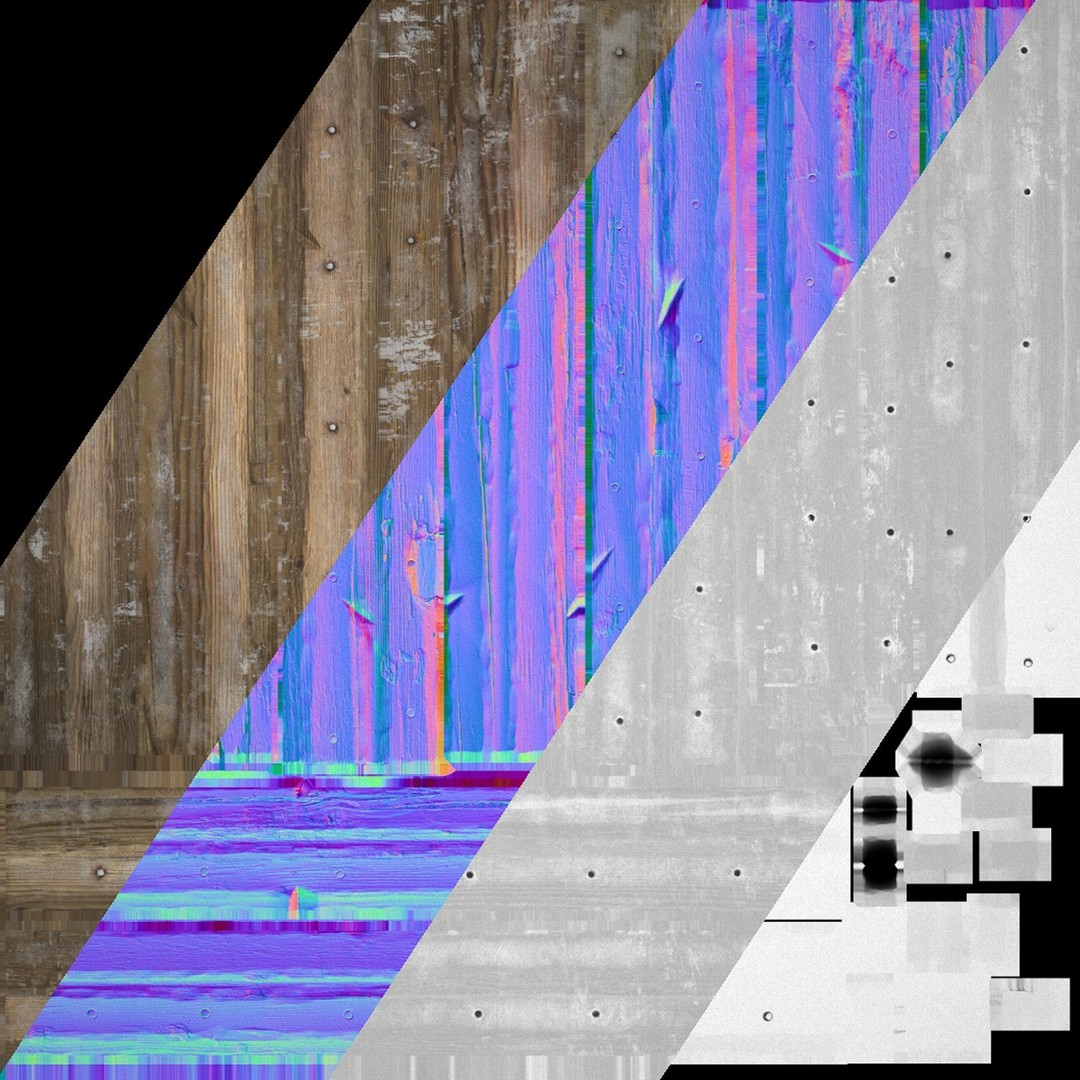 Medieval Doors and Walls 3D Model – Low Poly Game Asset, FBX - View 43