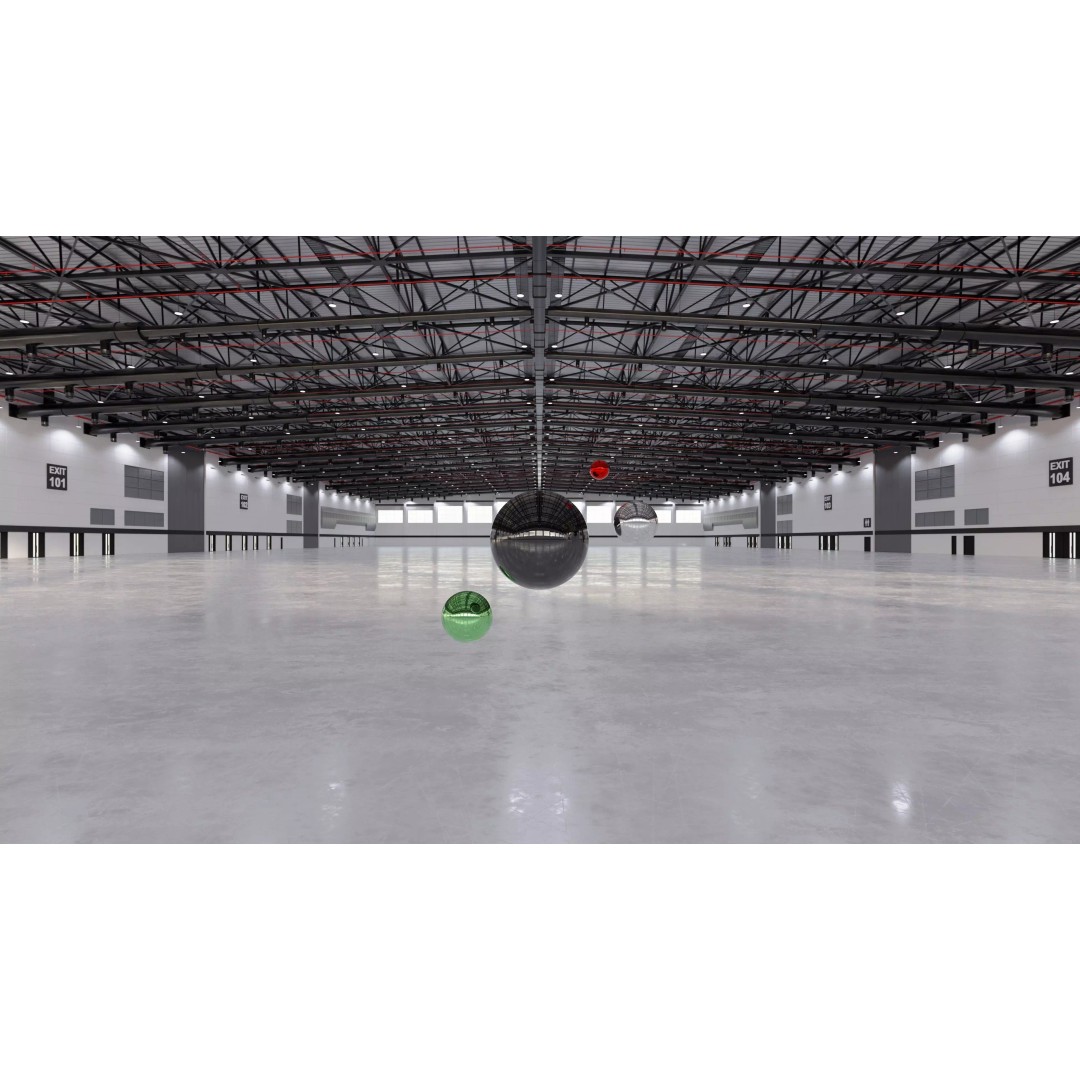 Exhibition Hall Interior HDRI 3D Model – High-Resolution Textures, EXR/HDR - View 3