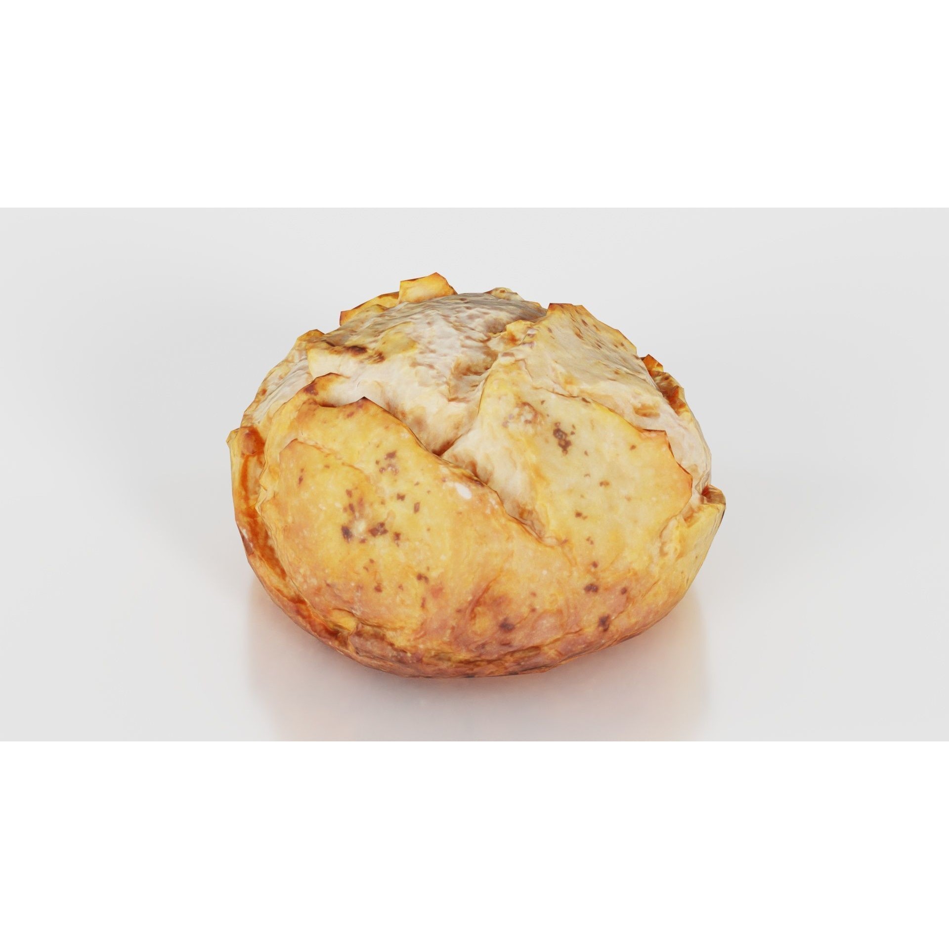 Sour Dough Pistolet - Low-Poly Game-Ready 3D Model - View 17