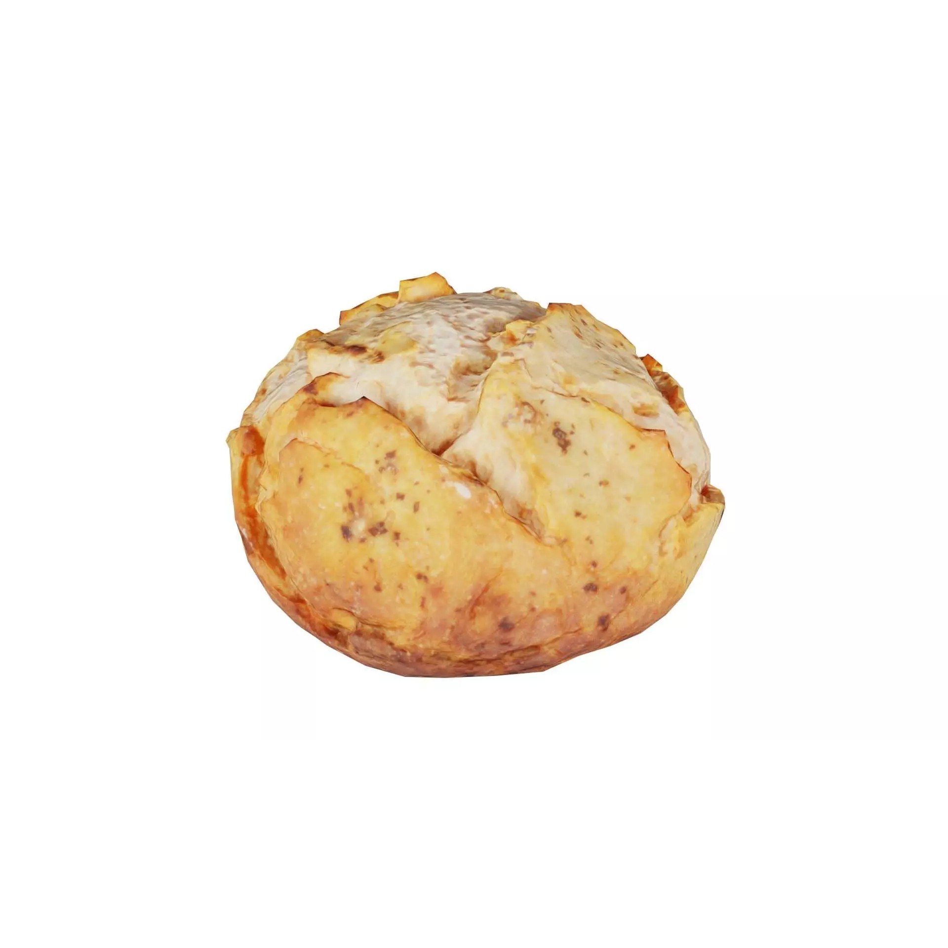 Sour Dough Pistolet - Low-Poly Game-Ready 3D Model - View 2