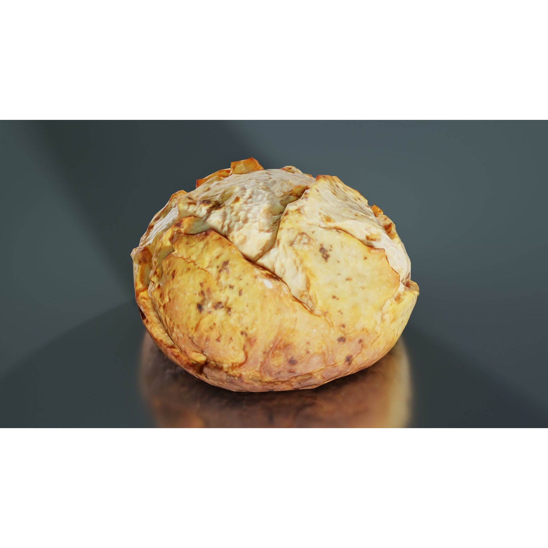 Sour Dough Pistolet - Low-Poly Game-Ready 3D Model - View 7