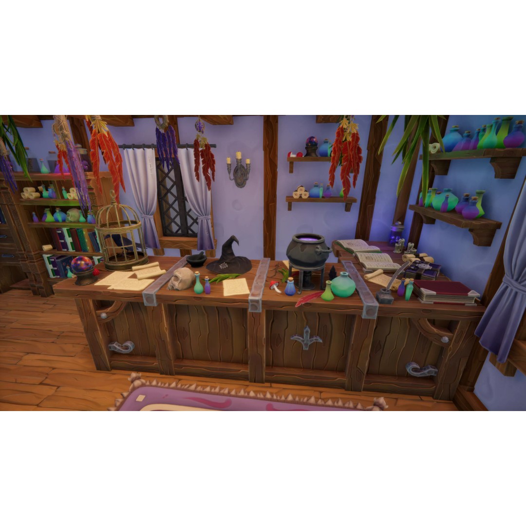 Stylized Village 3D Model – Low Poly Fantasy Settlement, FBX - View 10