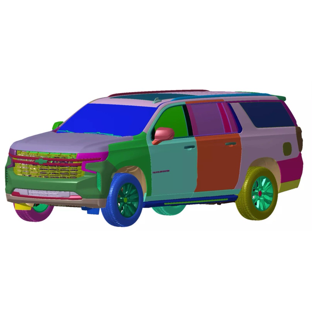 Chevrolet Suburban Premier 2021 3D Model – High Detail Vehicle Scan, STL - View 2