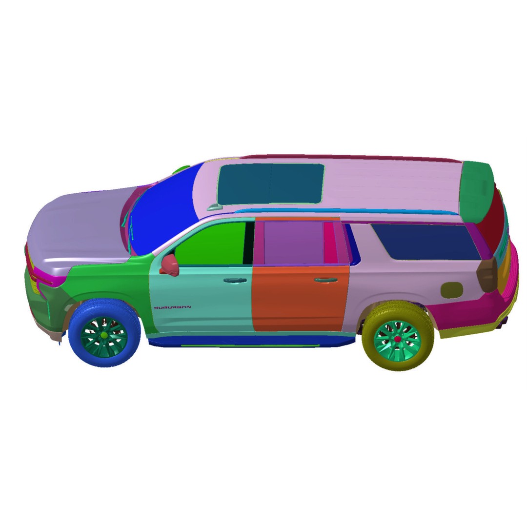 Chevrolet Suburban Premier 2021 3D Model – High Detail Vehicle Scan, STL - View 4