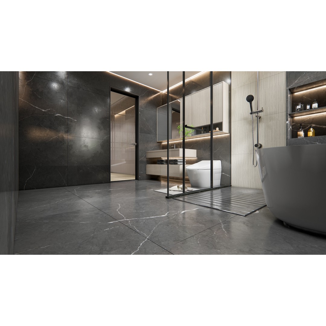 Modern Bathroom 3D Model – Elegant Vanity Scene, Blender, FBX, OBJ - View 15