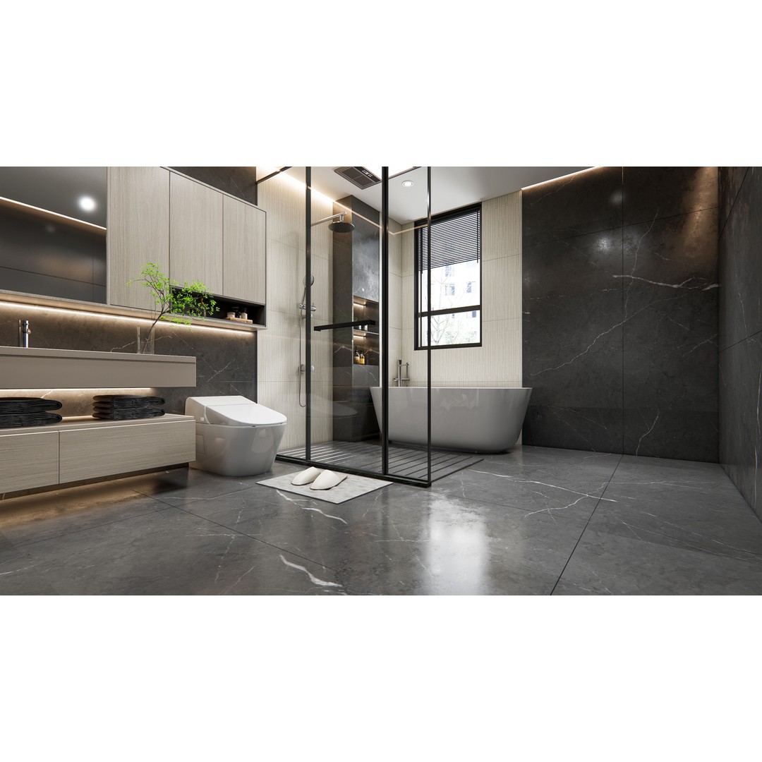 Modern Bathroom 3D Model – Elegant Vanity Scene, Blender, FBX, OBJ - View 16