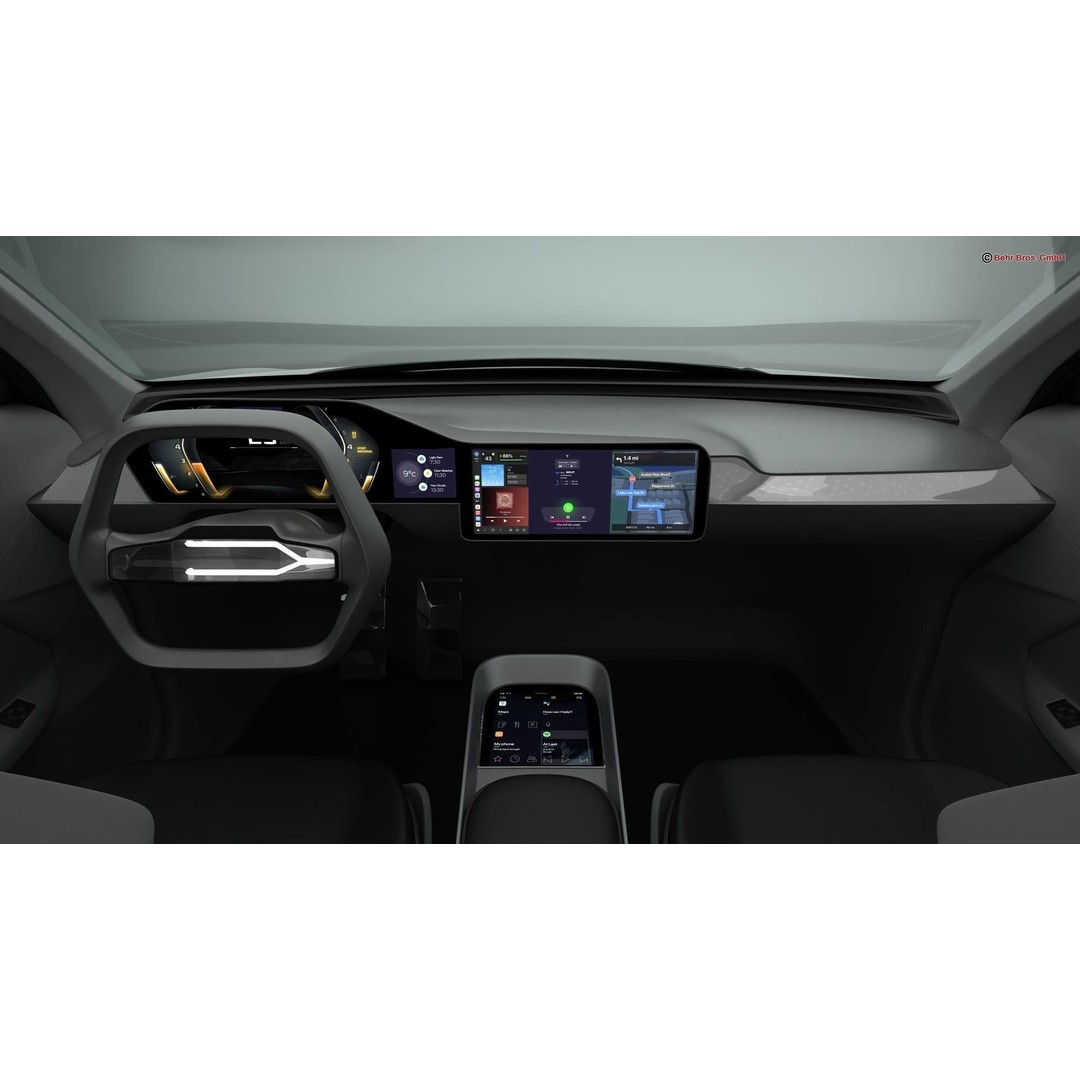 Generic Future EV SUV 2050 3D Model – High Poly Game-Ready Asset, FBX, OBJ - View 13