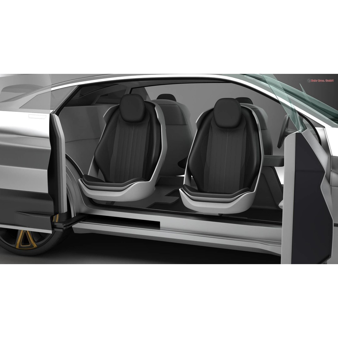 Generic Future EV SUV 2050 3D Model – High Poly Game-Ready Asset, FBX, OBJ - View 16