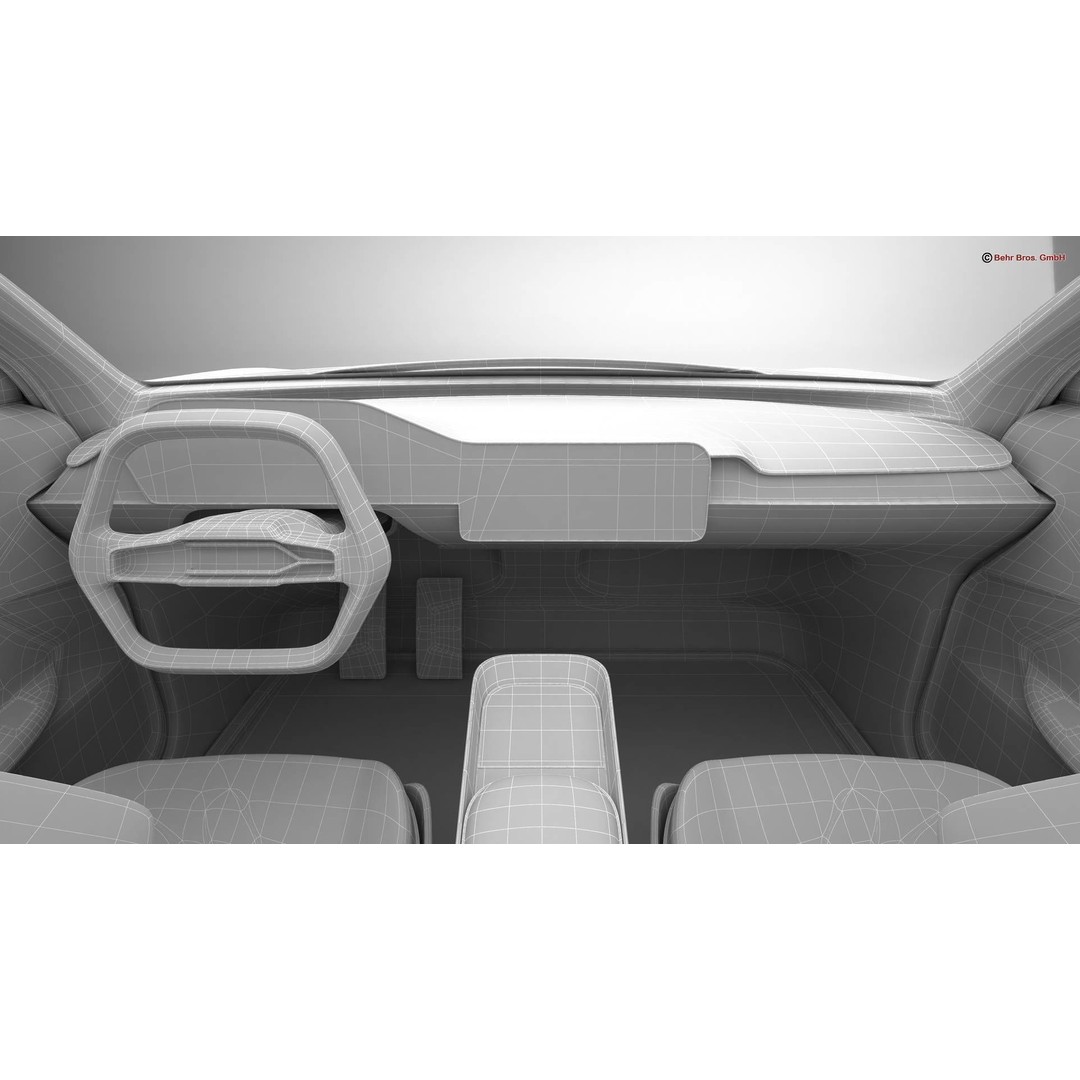 Generic Future EV SUV 2050 3D Model – High Poly Game-Ready Asset, FBX, OBJ - View 28