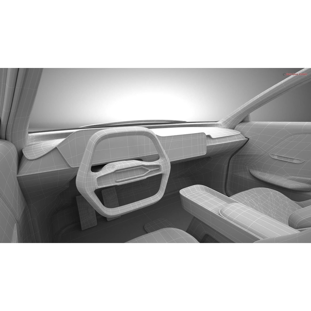 Generic Future EV SUV 2050 3D Model – High Poly Game-Ready Asset, FBX, OBJ - View 29