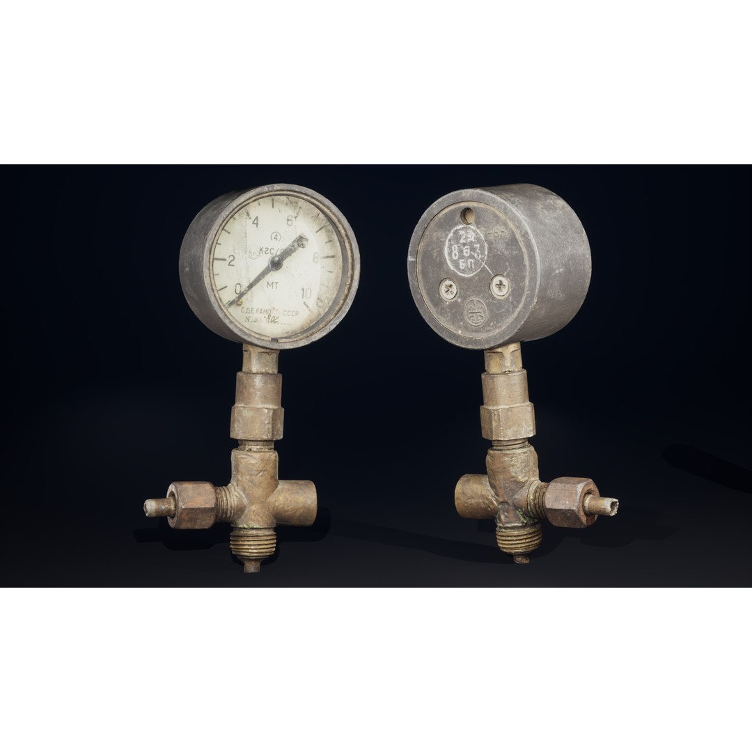 Pipes System 3D Model – Low Poly Industrial Asset, PBR Textures