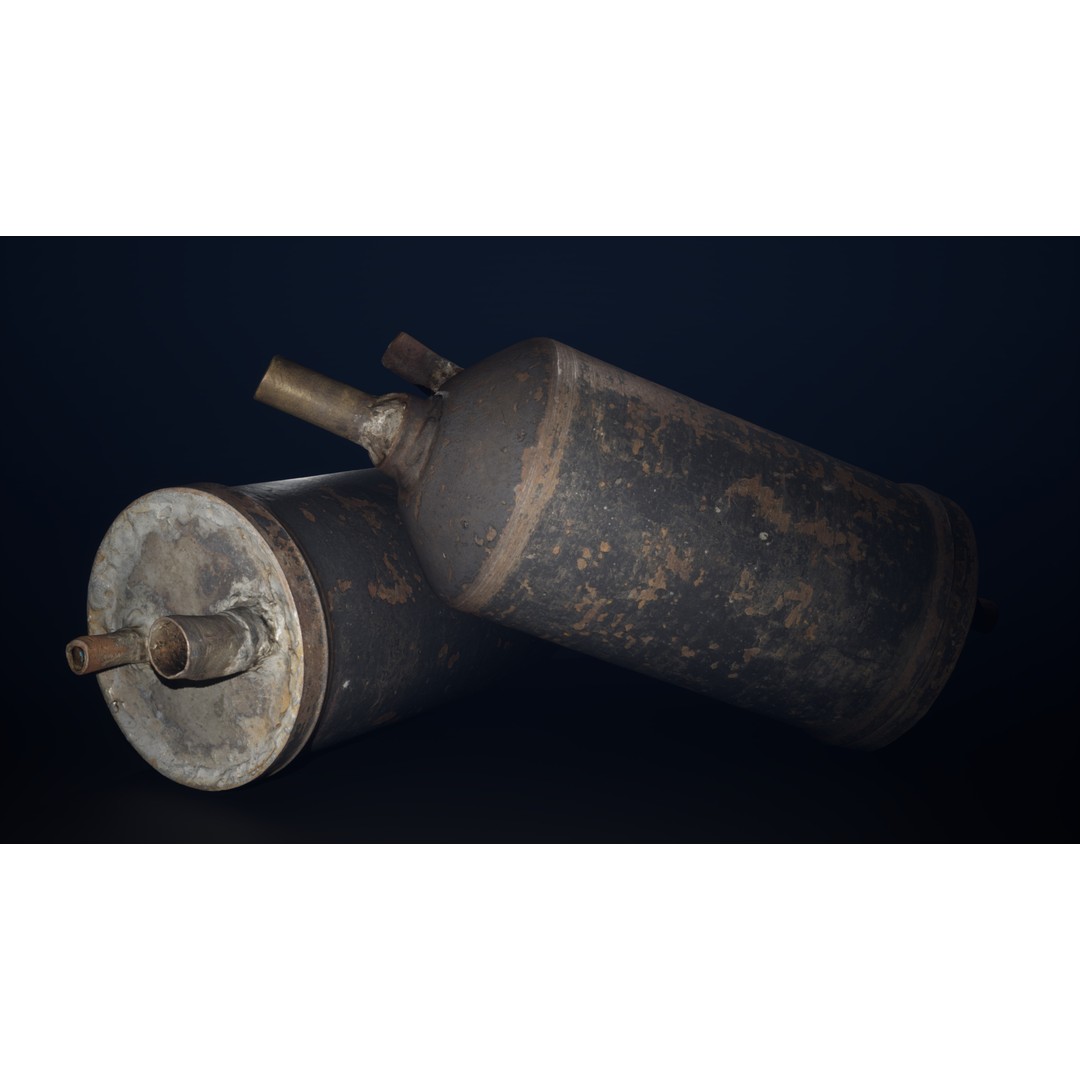 Pipes System 3D Model – Low Poly Industrial Asset, PBR Textures - View 13