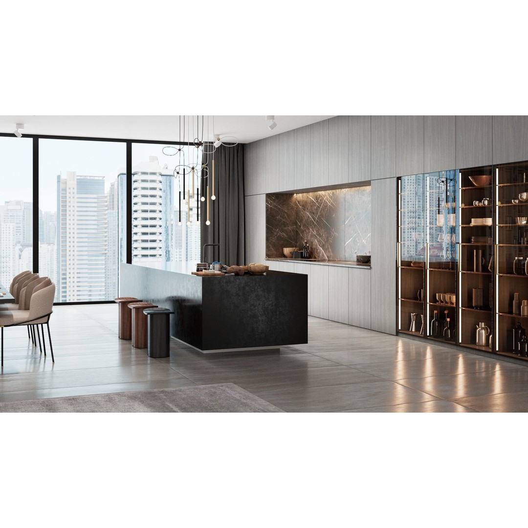 Modern Apartment Scene 3D Model – High-Quality Interior, Cinema 4D - View 5