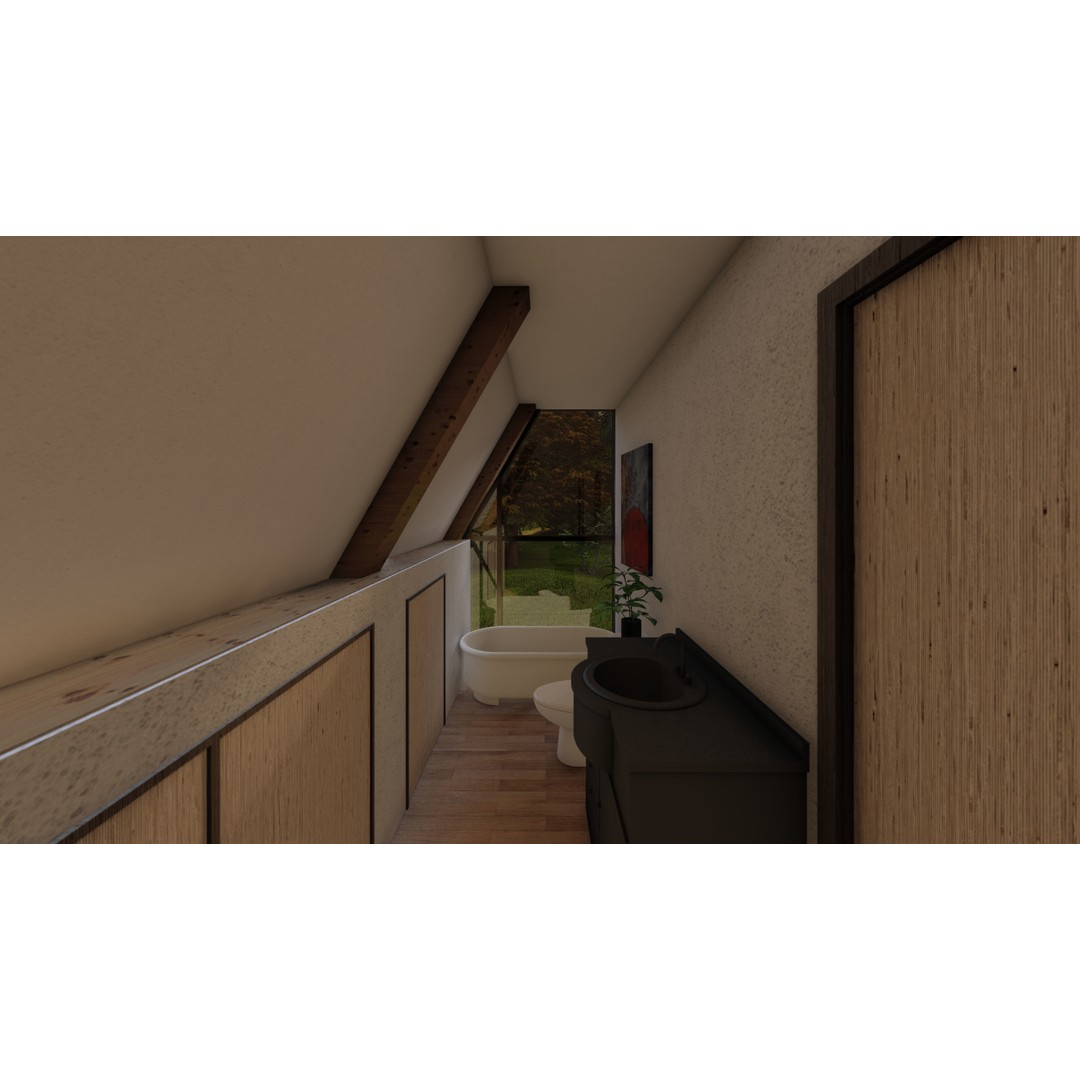 A-Frame House 3D Model – Detailed Architectural Design, Revit & Lumion Formats - View 17