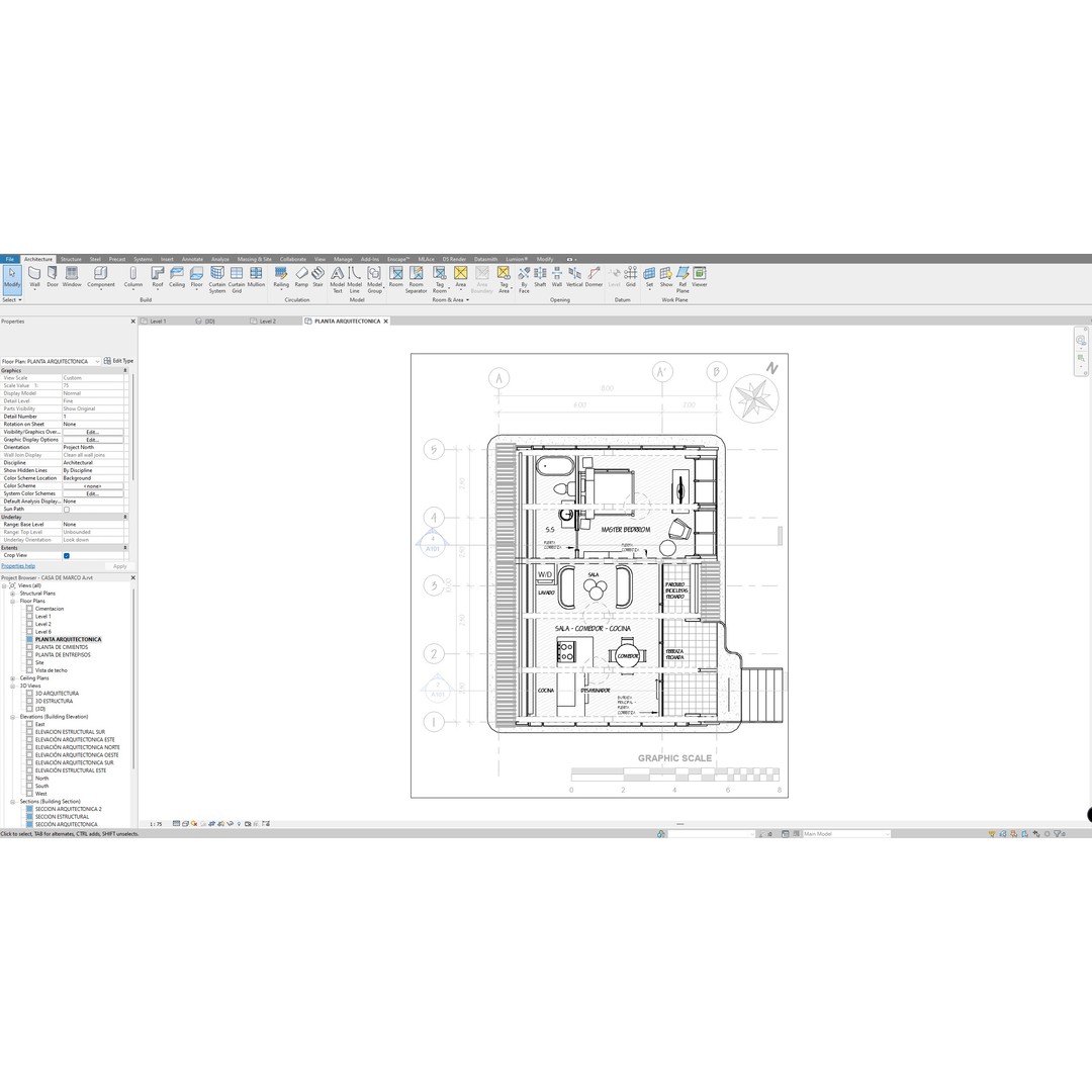 A-Frame House 3D Model – Detailed Architectural Design, Revit & Lumion Formats - View 6
